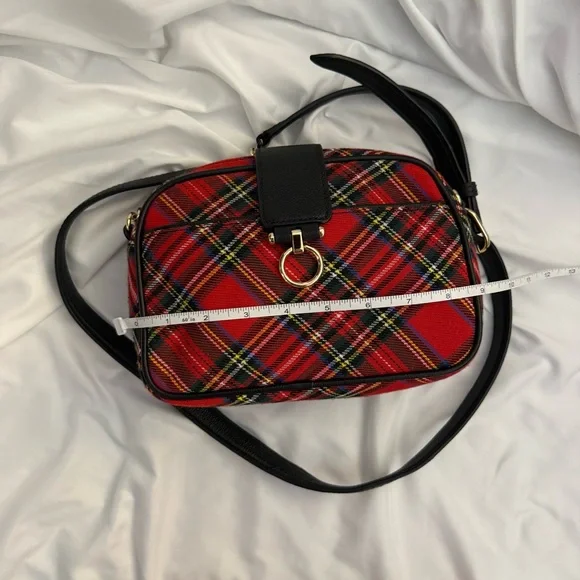 EUC Talbots Tartan Plaid Crossbody Bag - Picture 4 of 10